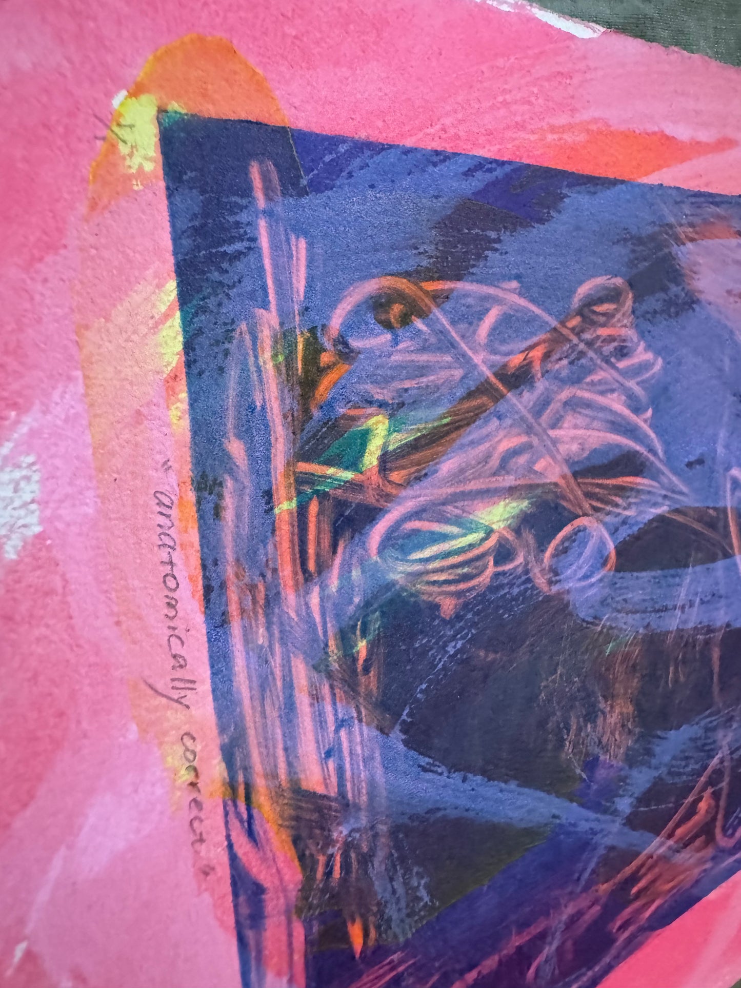 Polina Tereshina "Anatomically Correct" Monotype on Paper