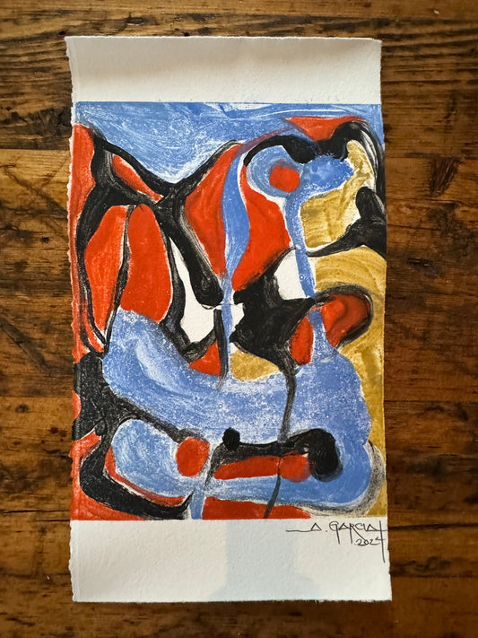 Astrid Garcia "Permeable Boundaries III" Monotype