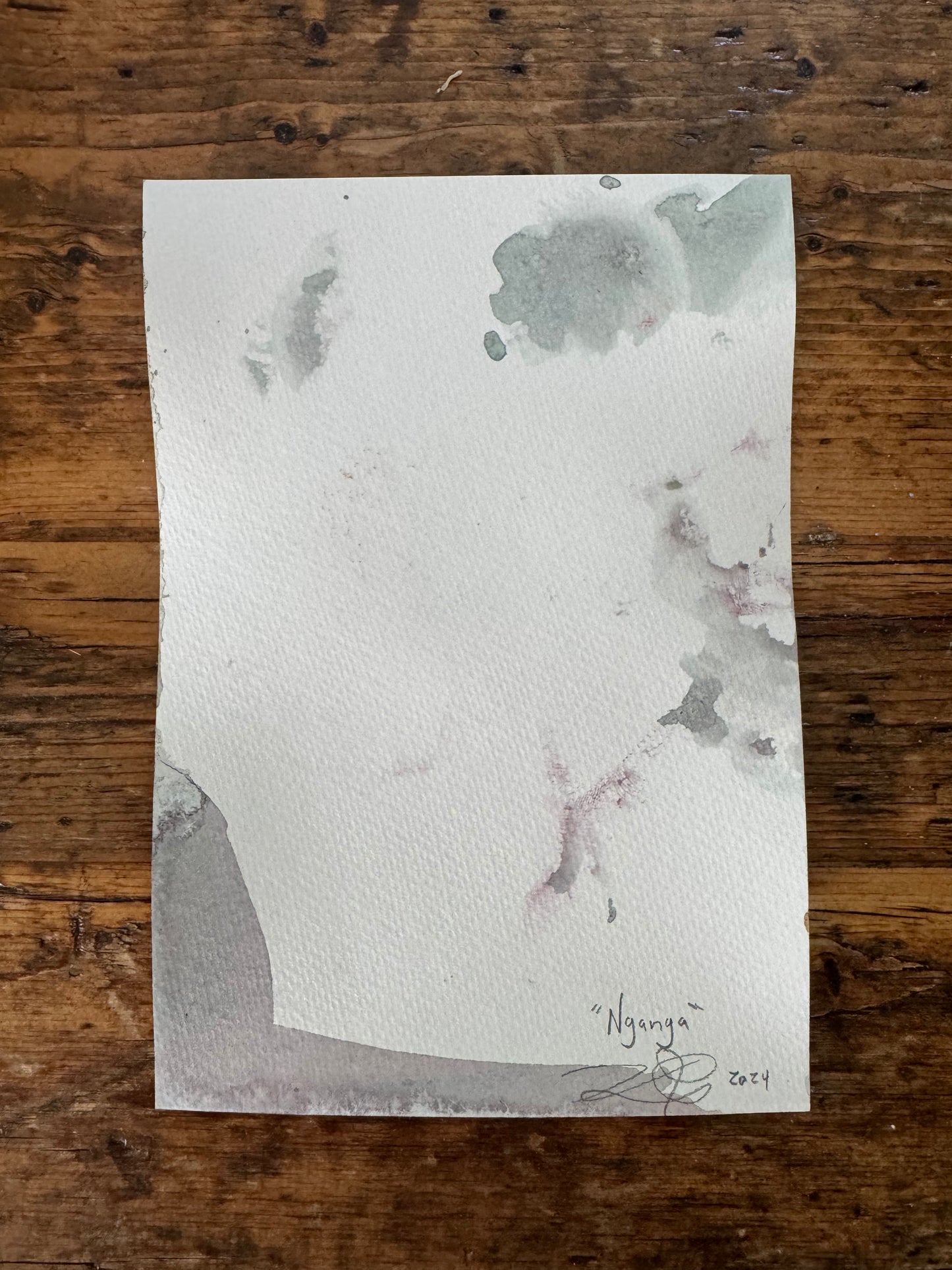 Kiván Quiñones Beltrán "Nganga" 1/1 monotype on paper